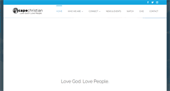 Desktop Screenshot of capechristian.com